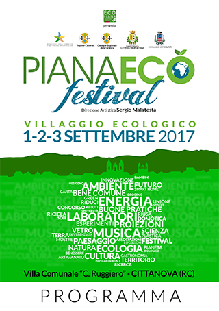 Programma PianaEcoFestival 2017